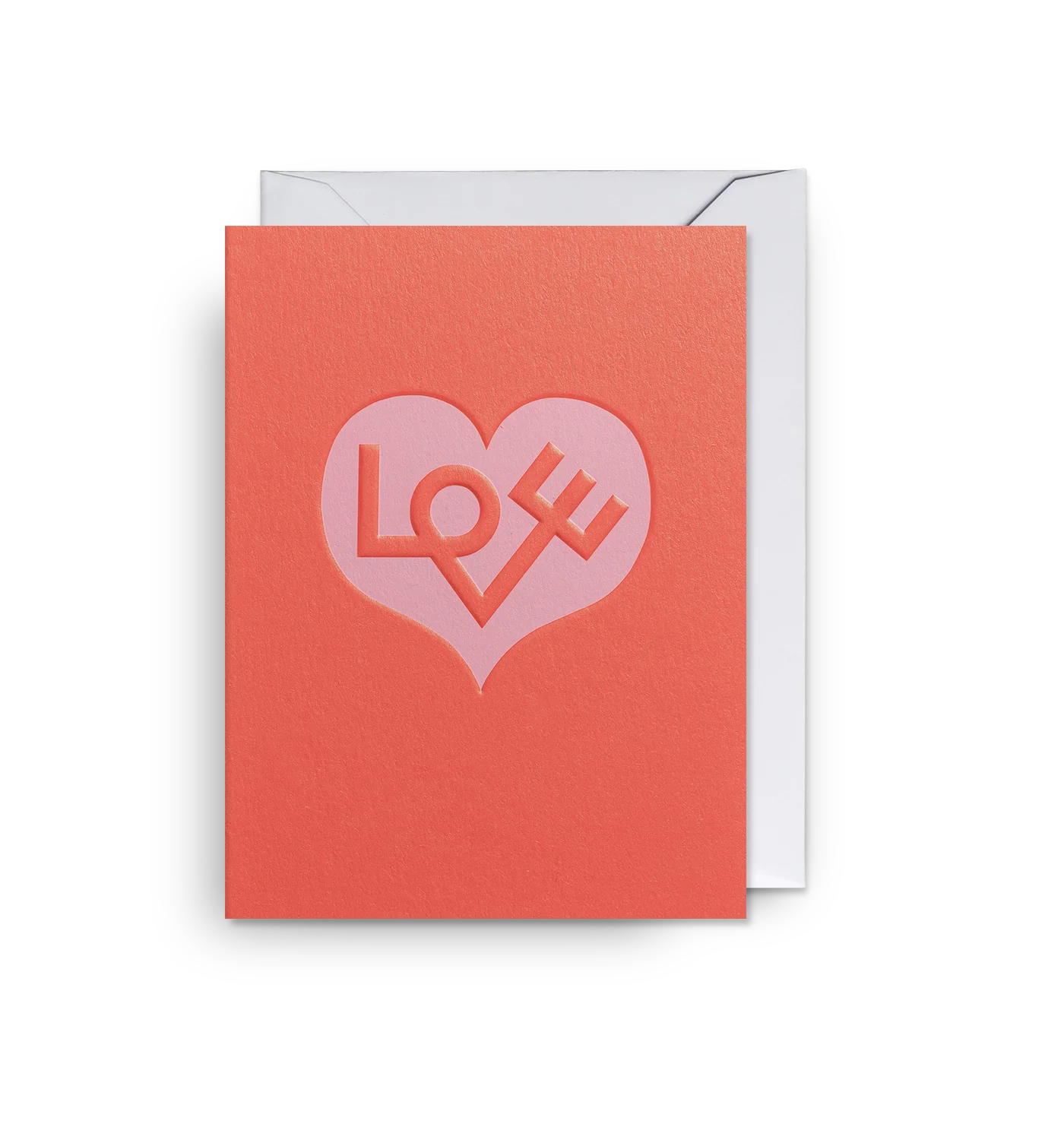Mini Greetings Card - LOVE