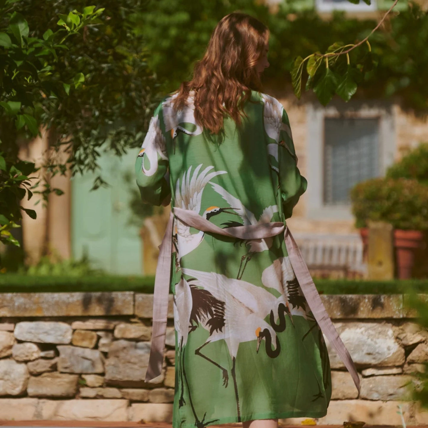 Gown - Stork Pea Green
