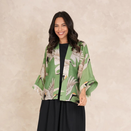 Kimono - Stork Pea Green