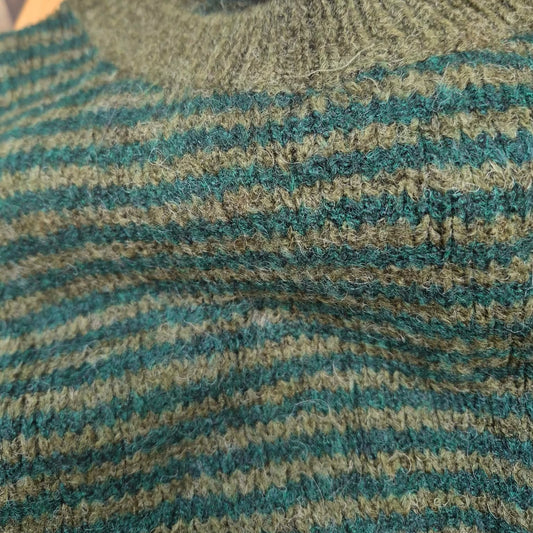 Alma Striped Vest - Green