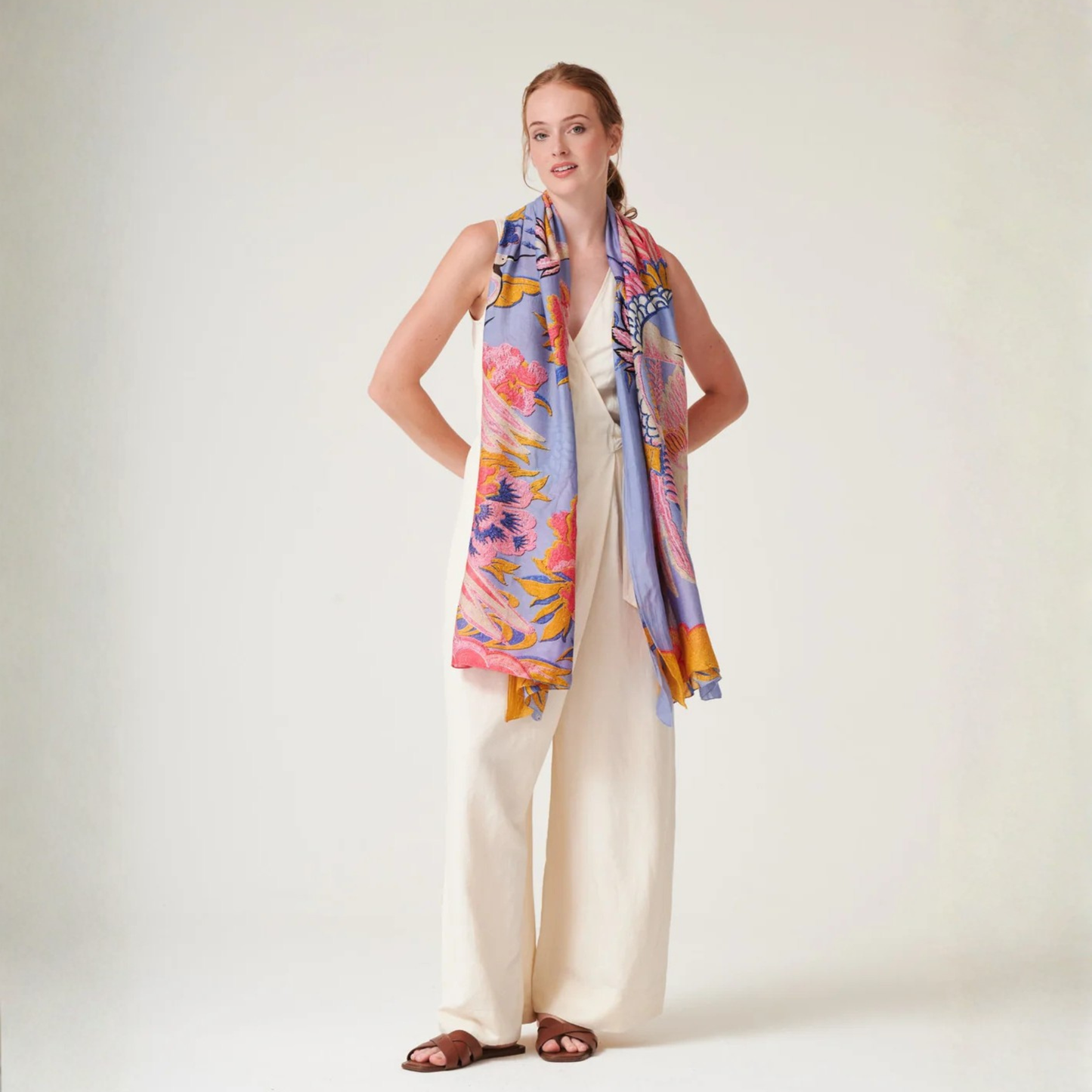 Scarf - Crane Periwinkle