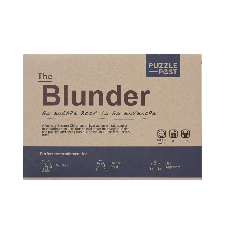 Escape Room In An Envelope - The Blunder