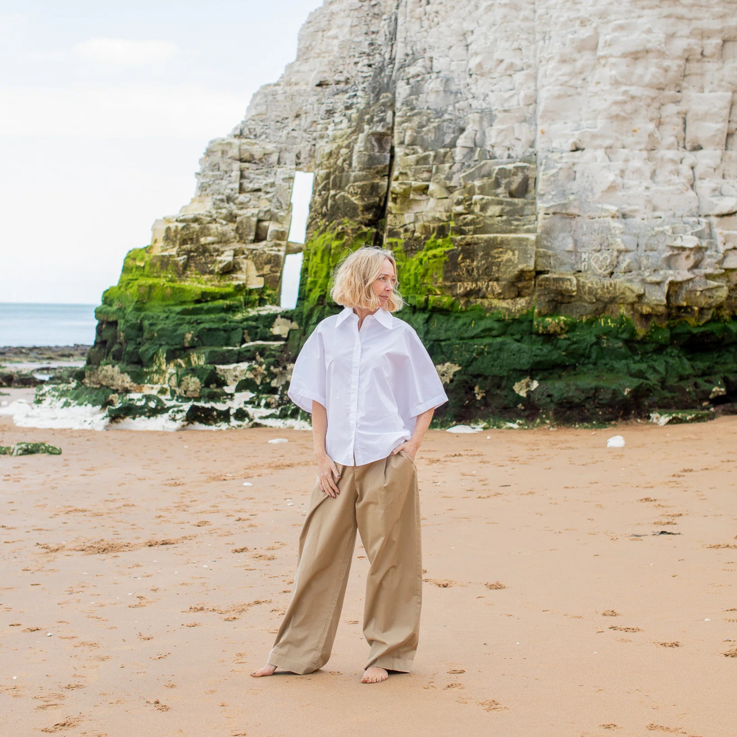 Amelia Trousers - Dark Beige