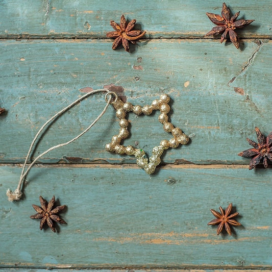 Hanging Rhinestone Decoration - Star