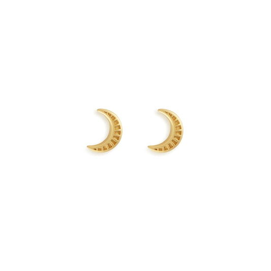 Gold Stud Earrings - Portmoon