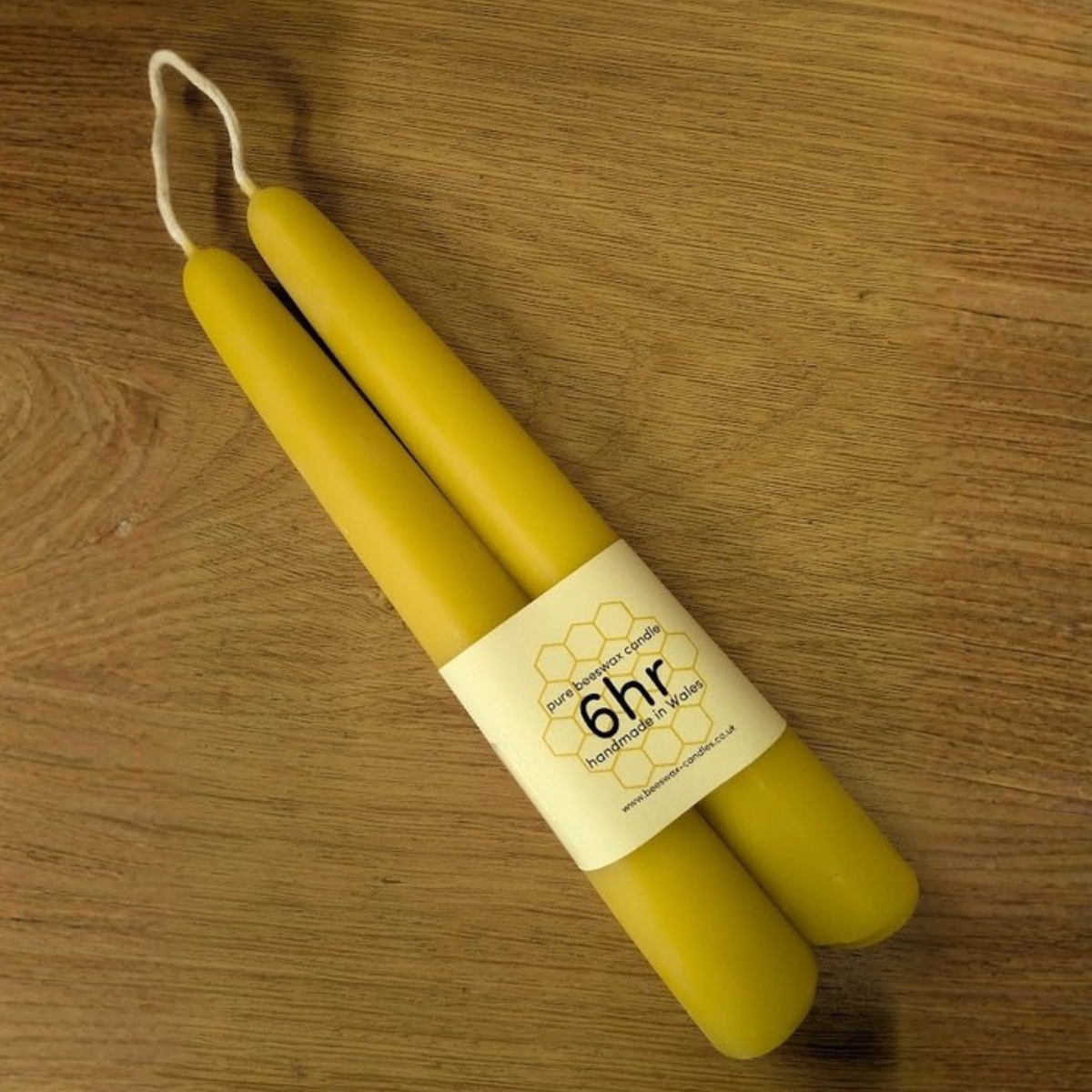 Hand Dipped Pure Beeswax Candles - Large