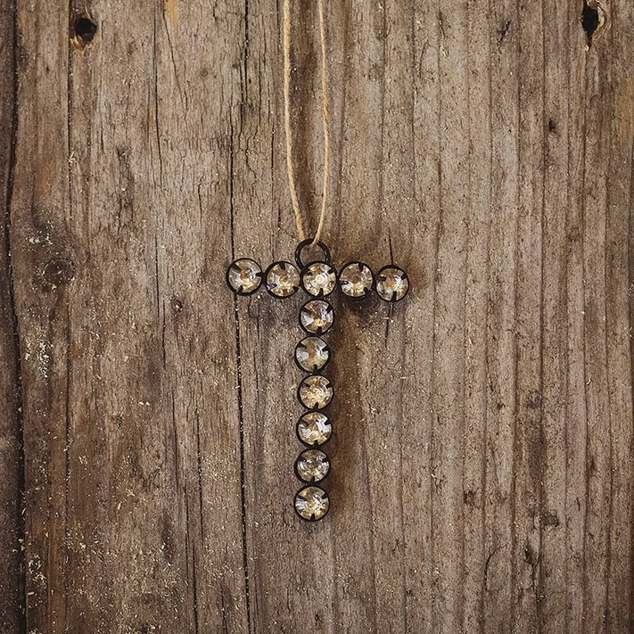 Hanging Initial Rhinestone Decoration