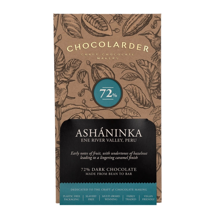 Chocolarder Bar - Ashaninka 72% Dark Chocolate