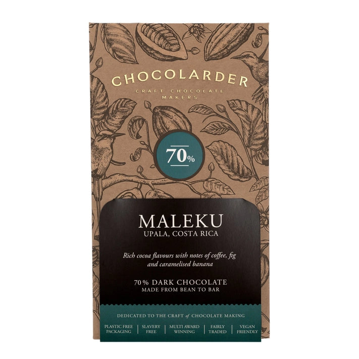 Chocolarder Bar - Maleku 70% Dark Chocolate