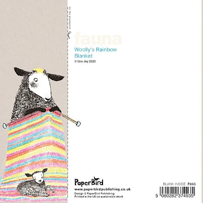 Greetings Card - Rainbow Blanket