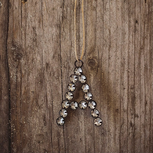 Hanging Initial Rhinestone Decoration