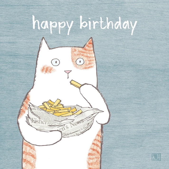 Greetings Card - Vegan Birthday