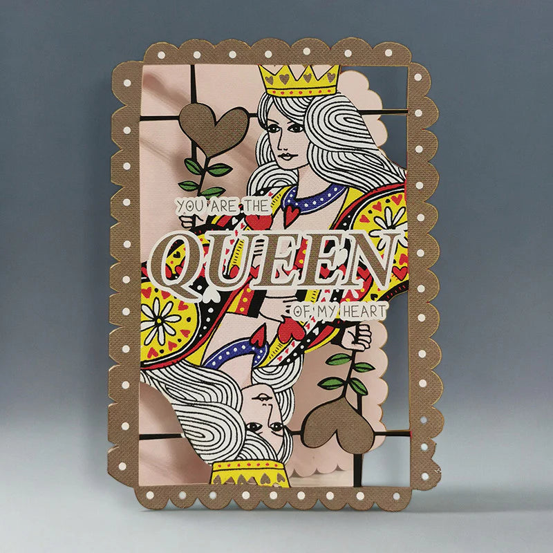 Alljoy Greetings Card - Queen of My Heart