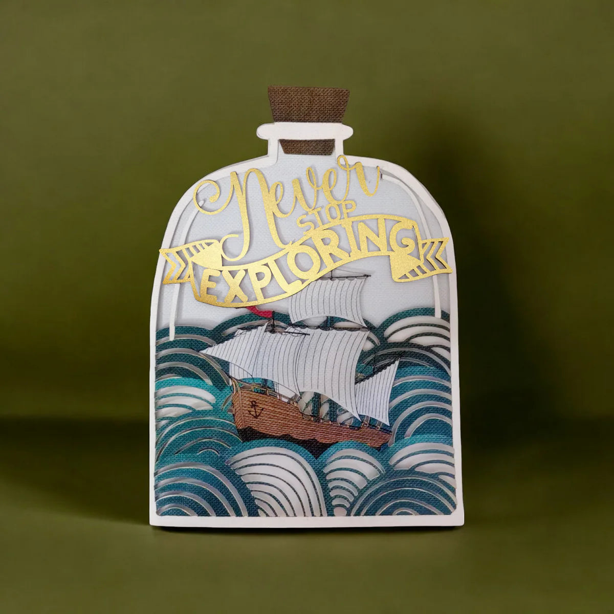 Greetings Card - Never Stop Exploring