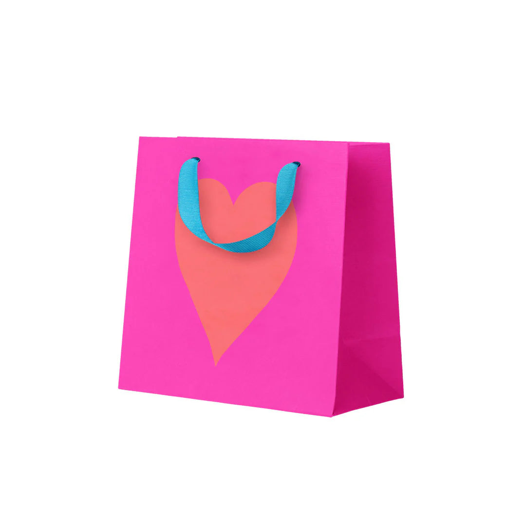 Small Gift Bag - Neon Heart