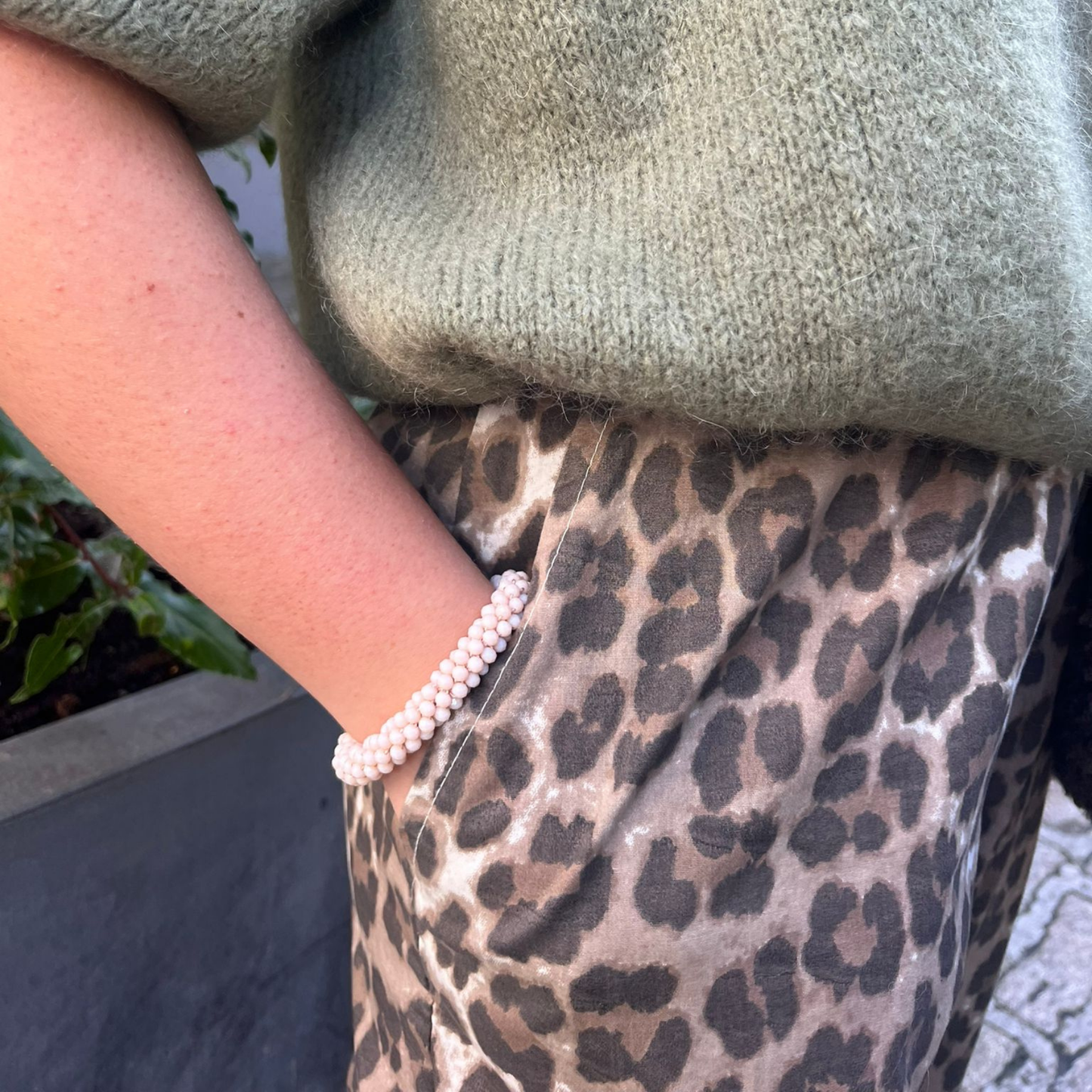 Abbie Barrel Trousers - Leopard