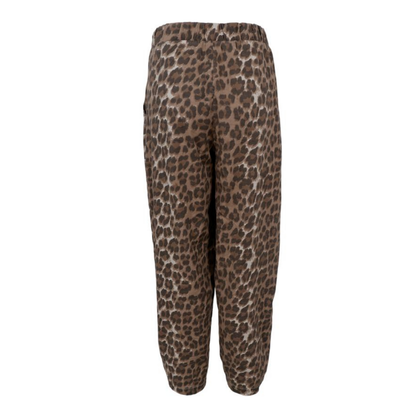 Abbie Barrel Trousers - Leopard