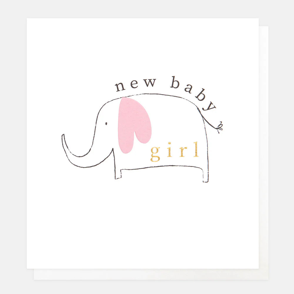 Greetings Card - New Baby Girl