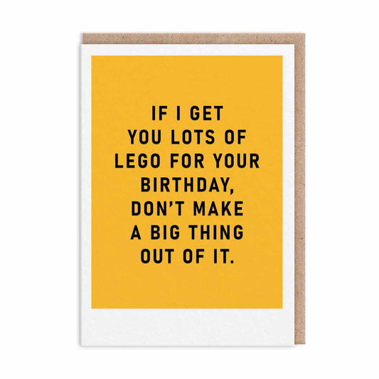 Greetings Card - Lots of Lego