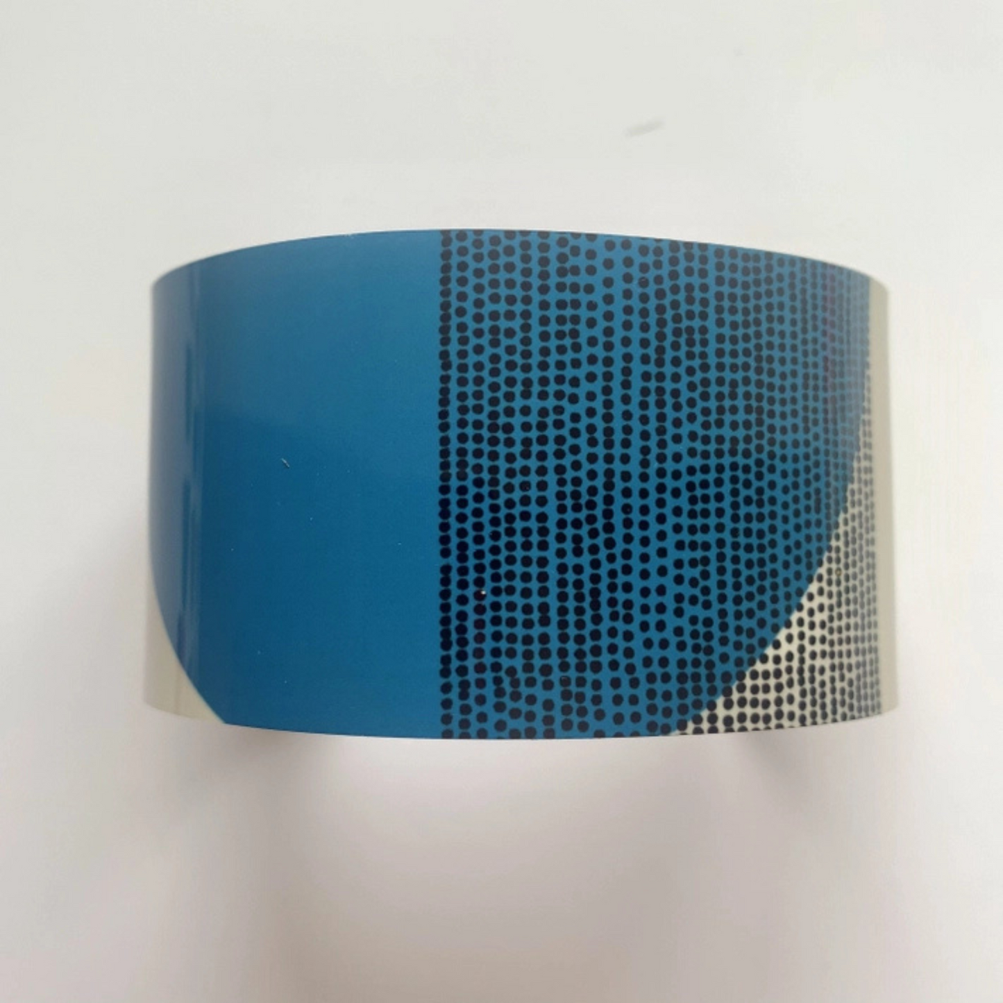 Jenni Douglas Balance Wide Cuff Bangle - Teal Arc