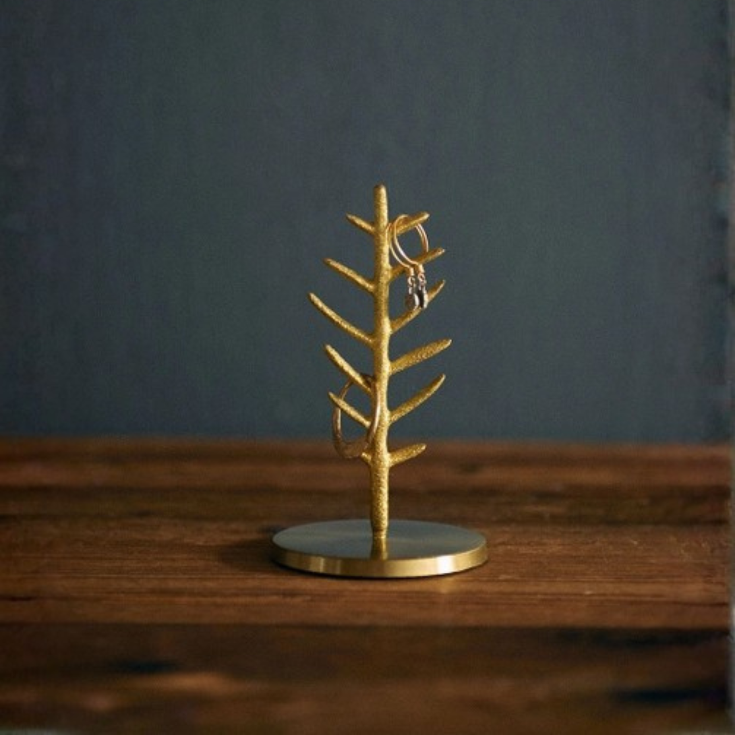 Japanese Brass Tree Jewellery Stand