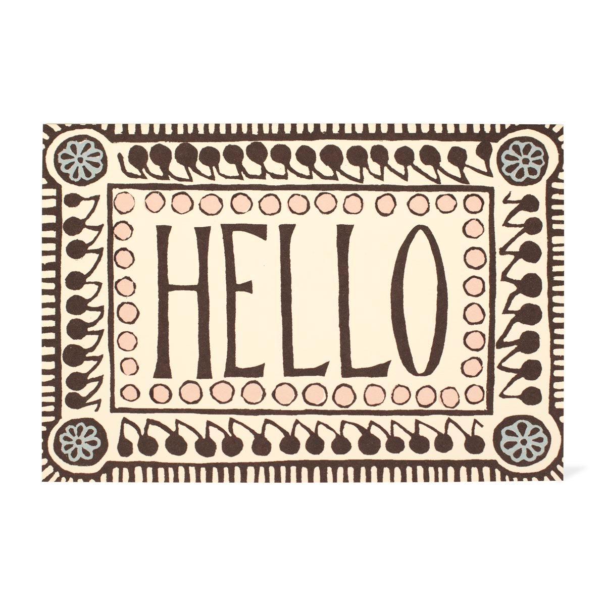 Cambridge Imprint Greetings Card - HELLO