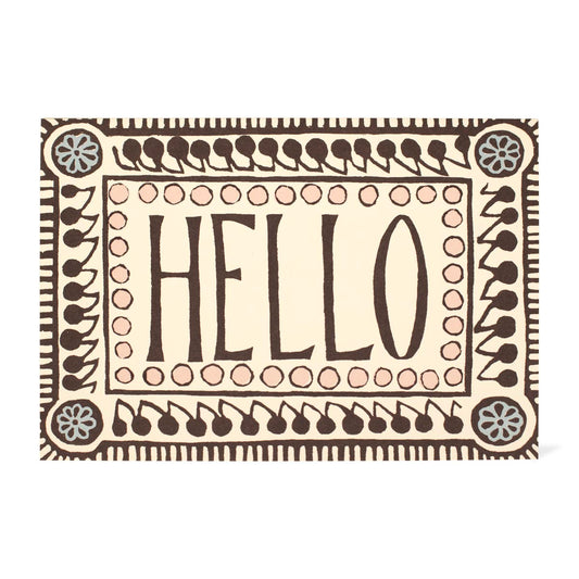 Greetings Card - HELLO