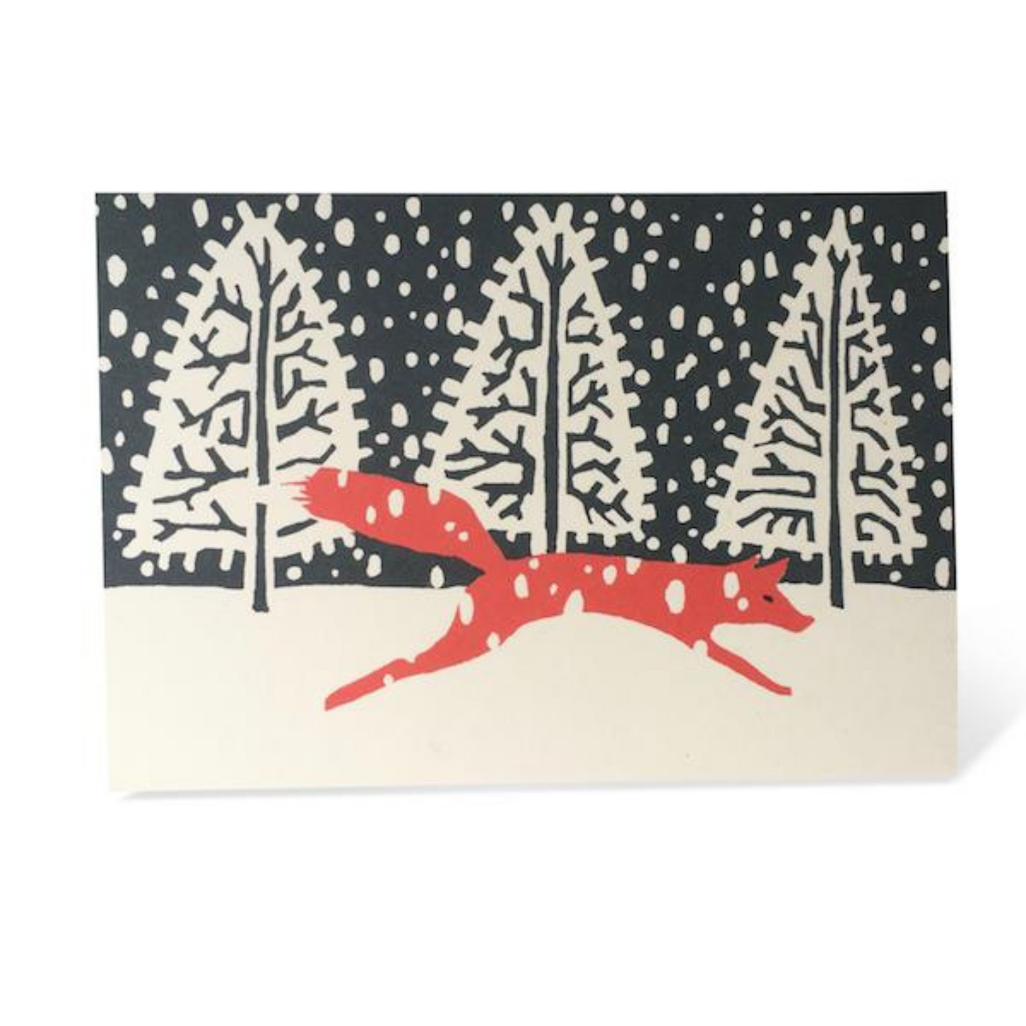 Greetings Card - Fox in Winter