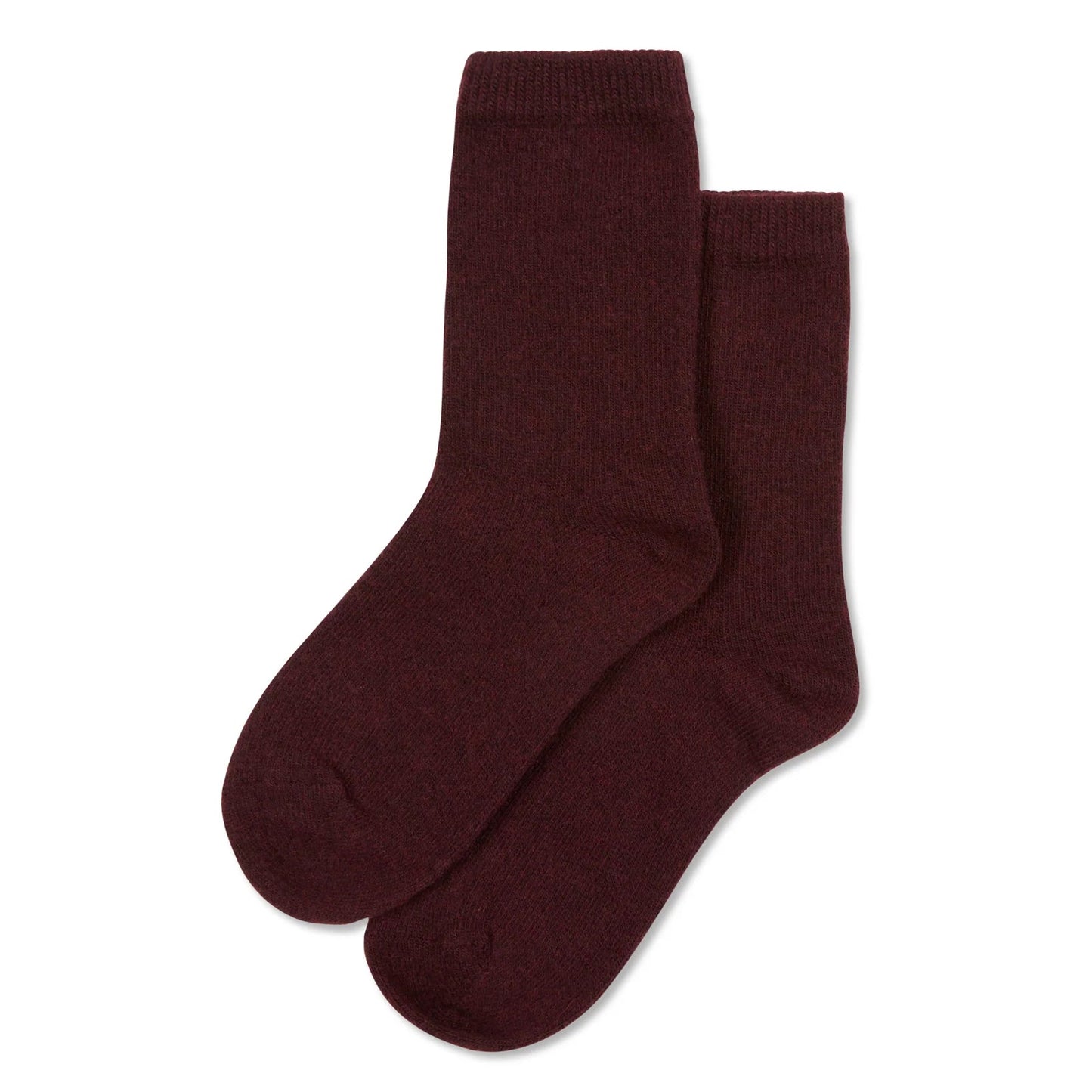 Cosy Cashmere Short Sock - Merlot