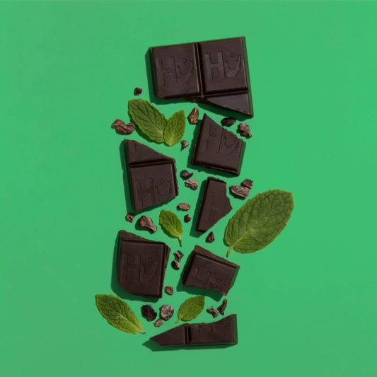 Crunchy Mint Dark Chocolate Bar