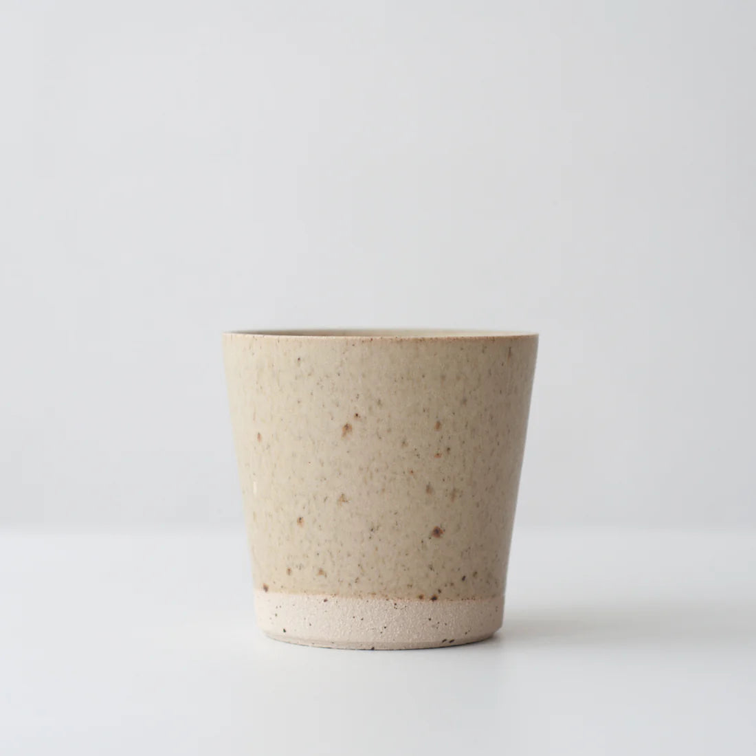 Dor & Tan Ceramic Beaker - Spelt and Speckled