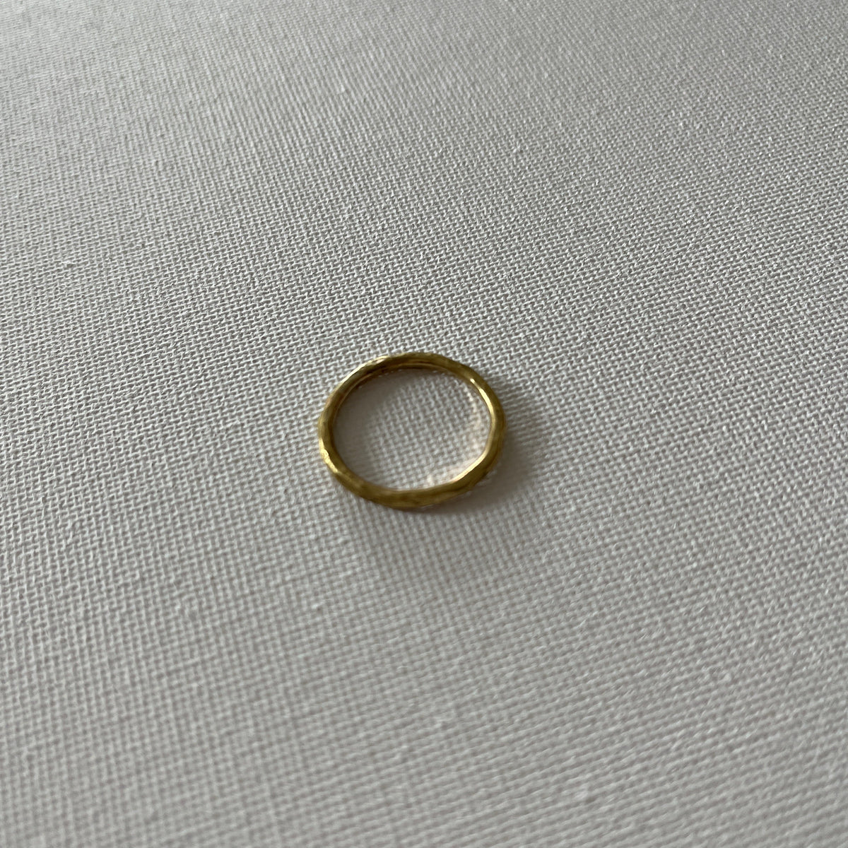 Textured Stacking Ring - Brass