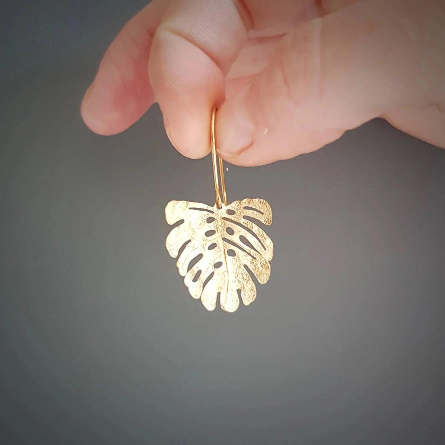 Nic Danning Brass Earrings - Tropic Mini
