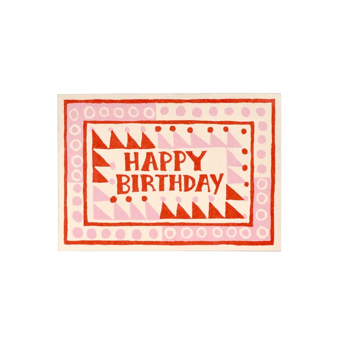 Mini Greetings Card - Happy Birthday