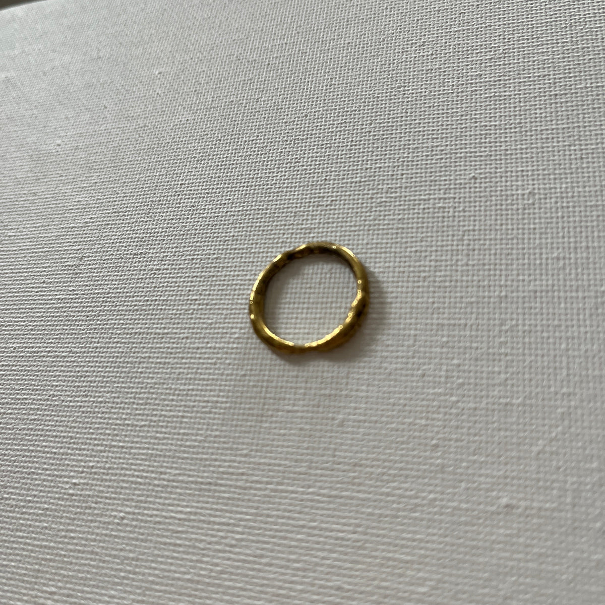 Textured Stacking Ring - Brass