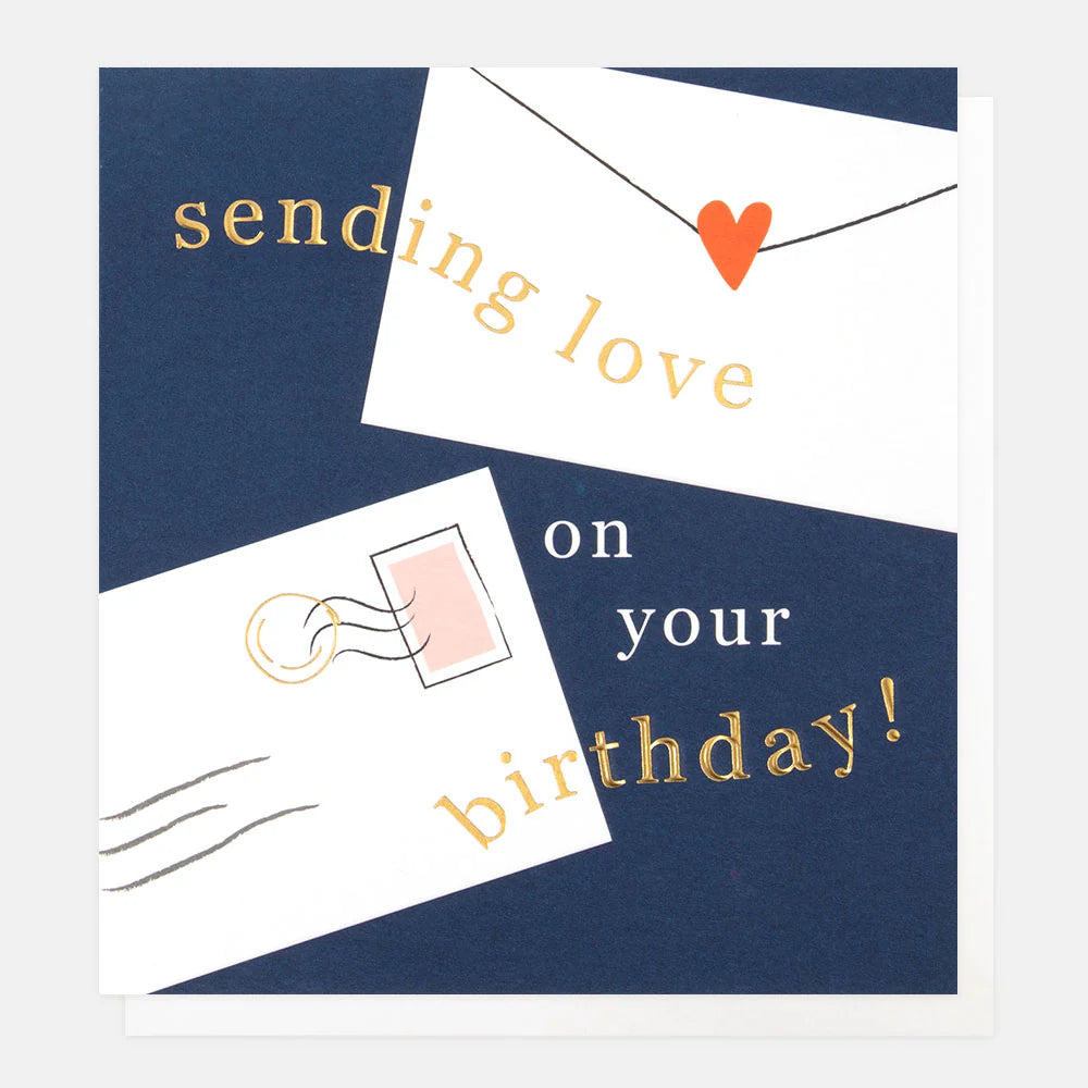Greetings Card - Sending Love On Your Birthday