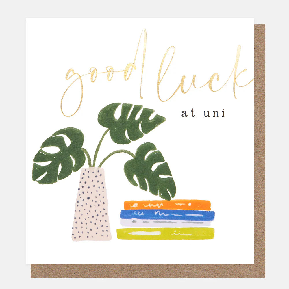Greetings Card - Good Luck At University