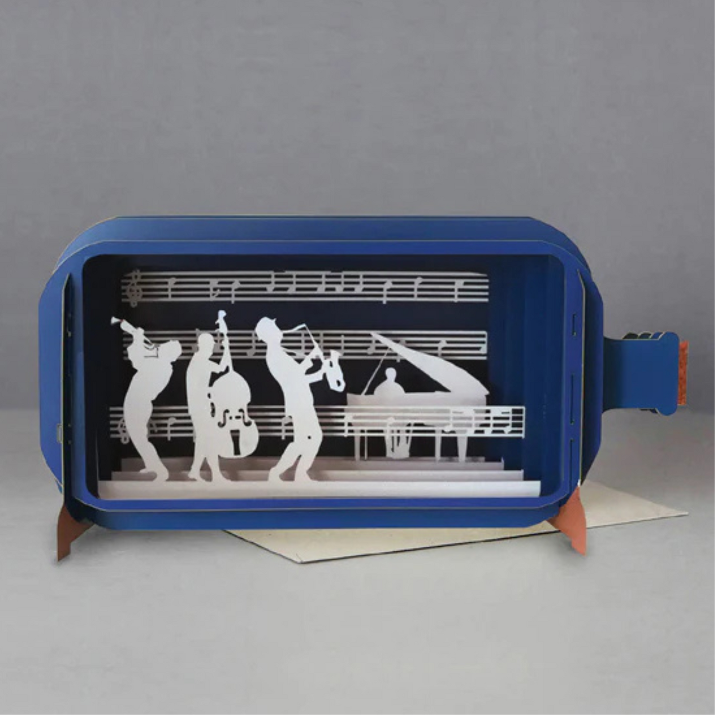Alljoy Pop Up Greetings Card - Jazz Musicians