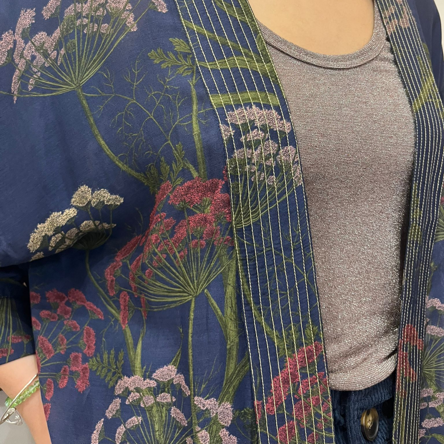 Kimono - Parsley Seed Navy