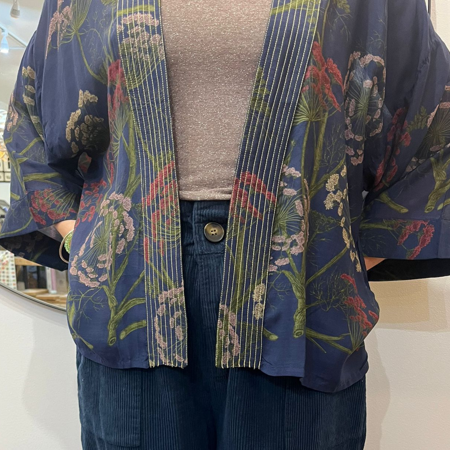 Kimono - Parsley Seed Navy