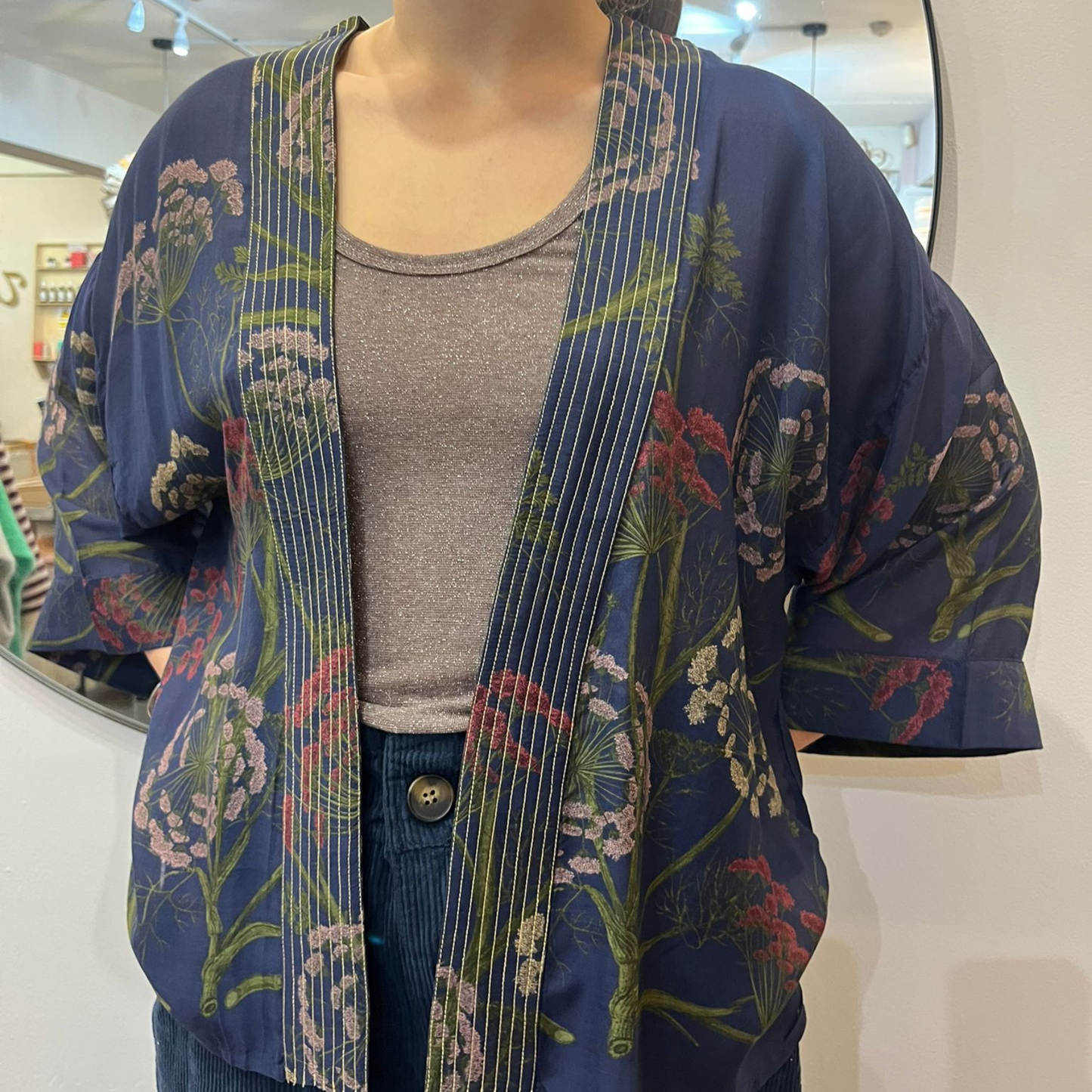 Kimono - Parsley Seed Navy