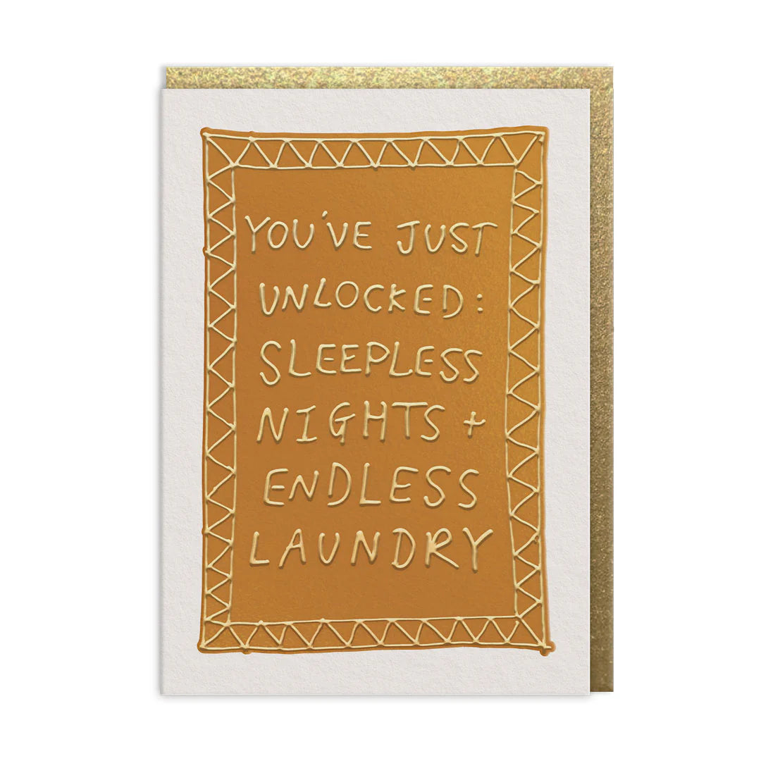 Greetings Card - Sleepless Nights
