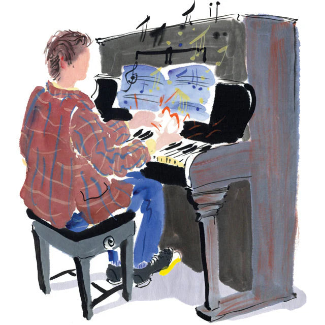 Greetings Card - Jazz Piano