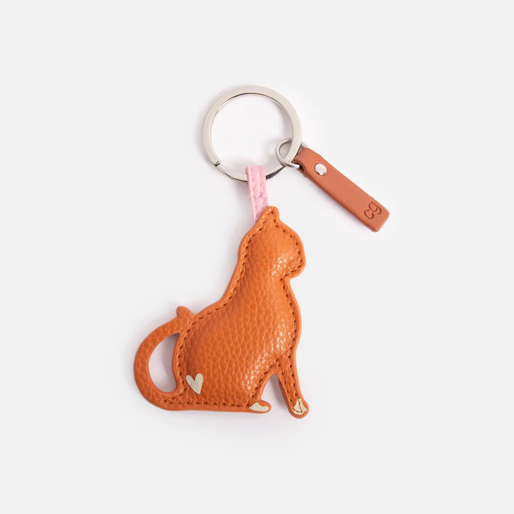 Caroline Gardner Keyring - Ginger Cat