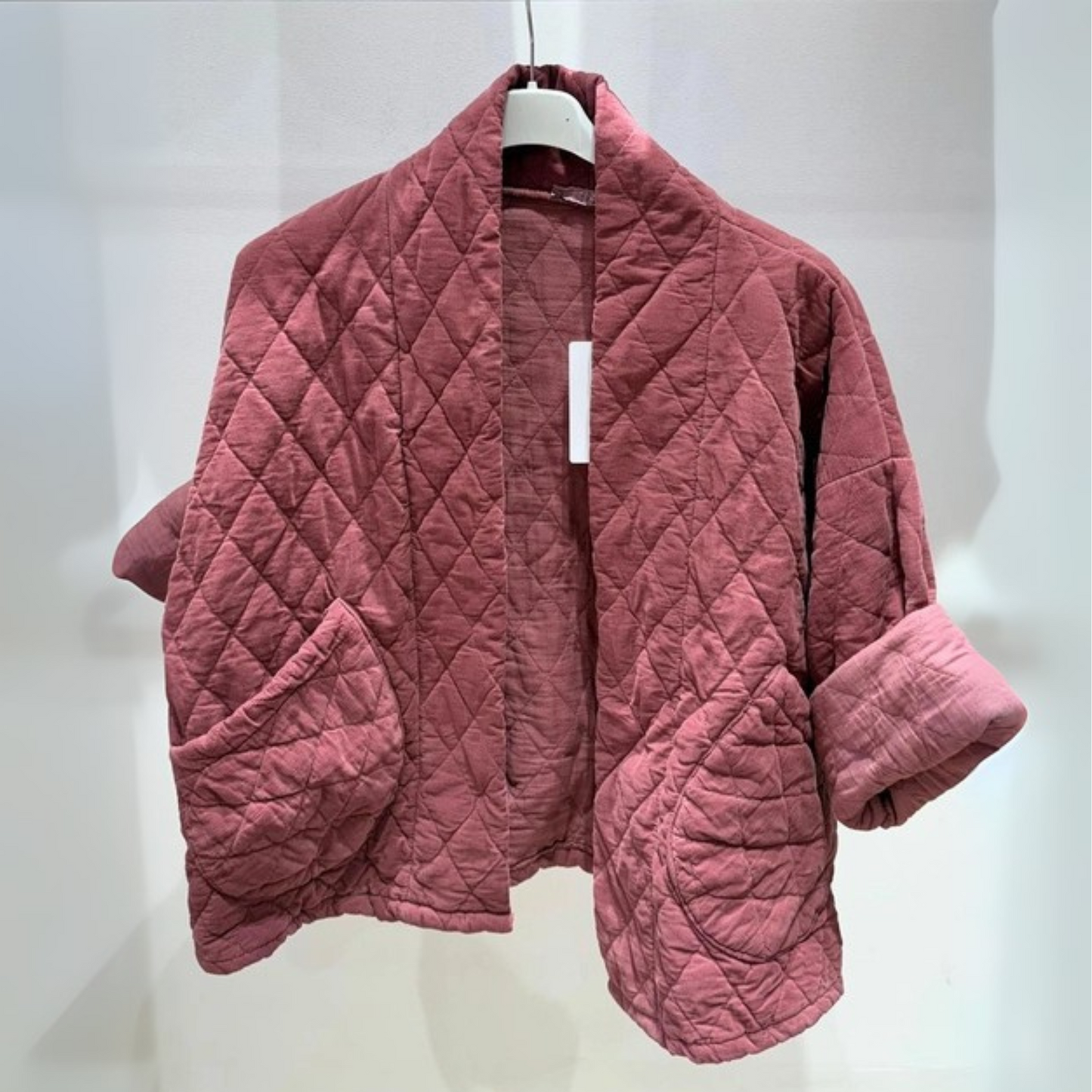 Needlecord Quilted Jacket - Rose