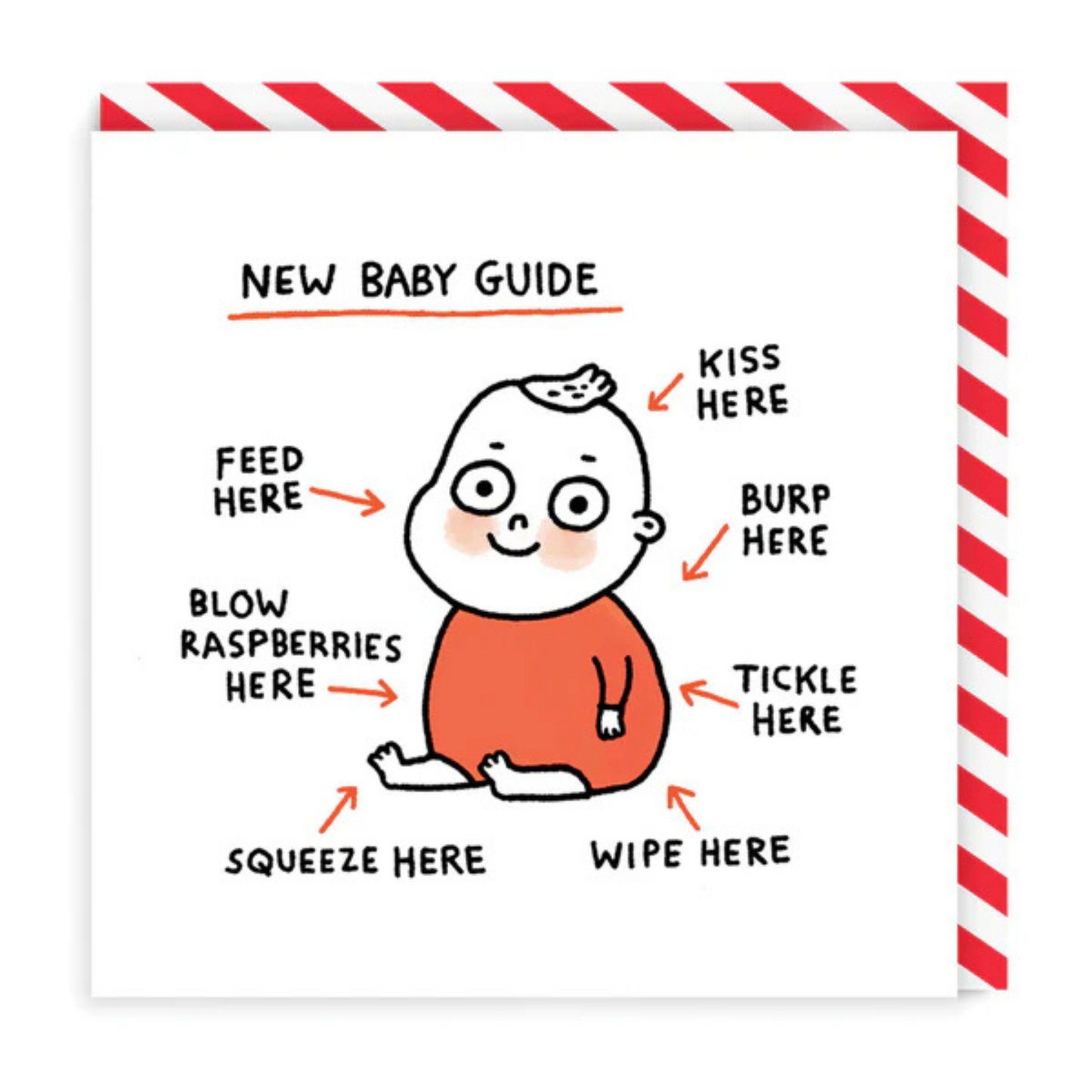 Greetings Card - New Baby Guide