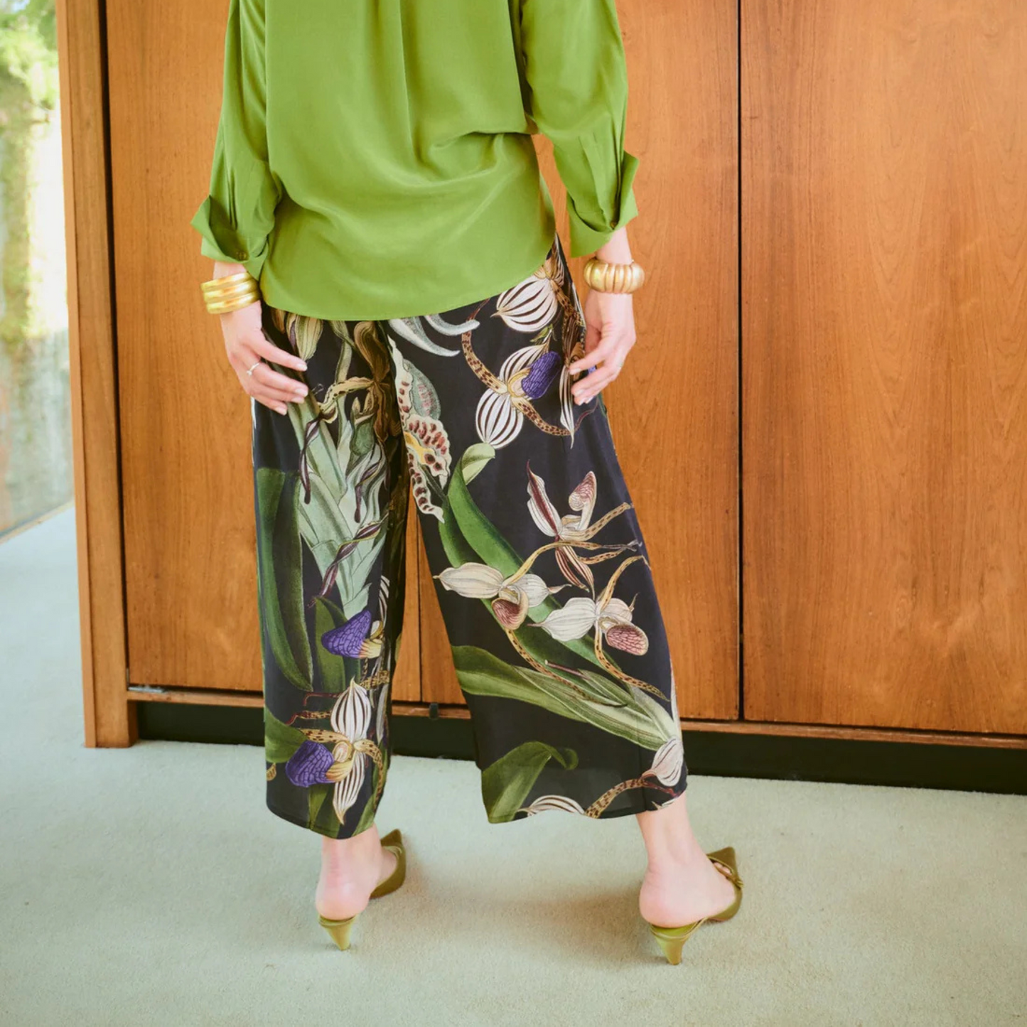 Palazzo Pants - Orchid Black