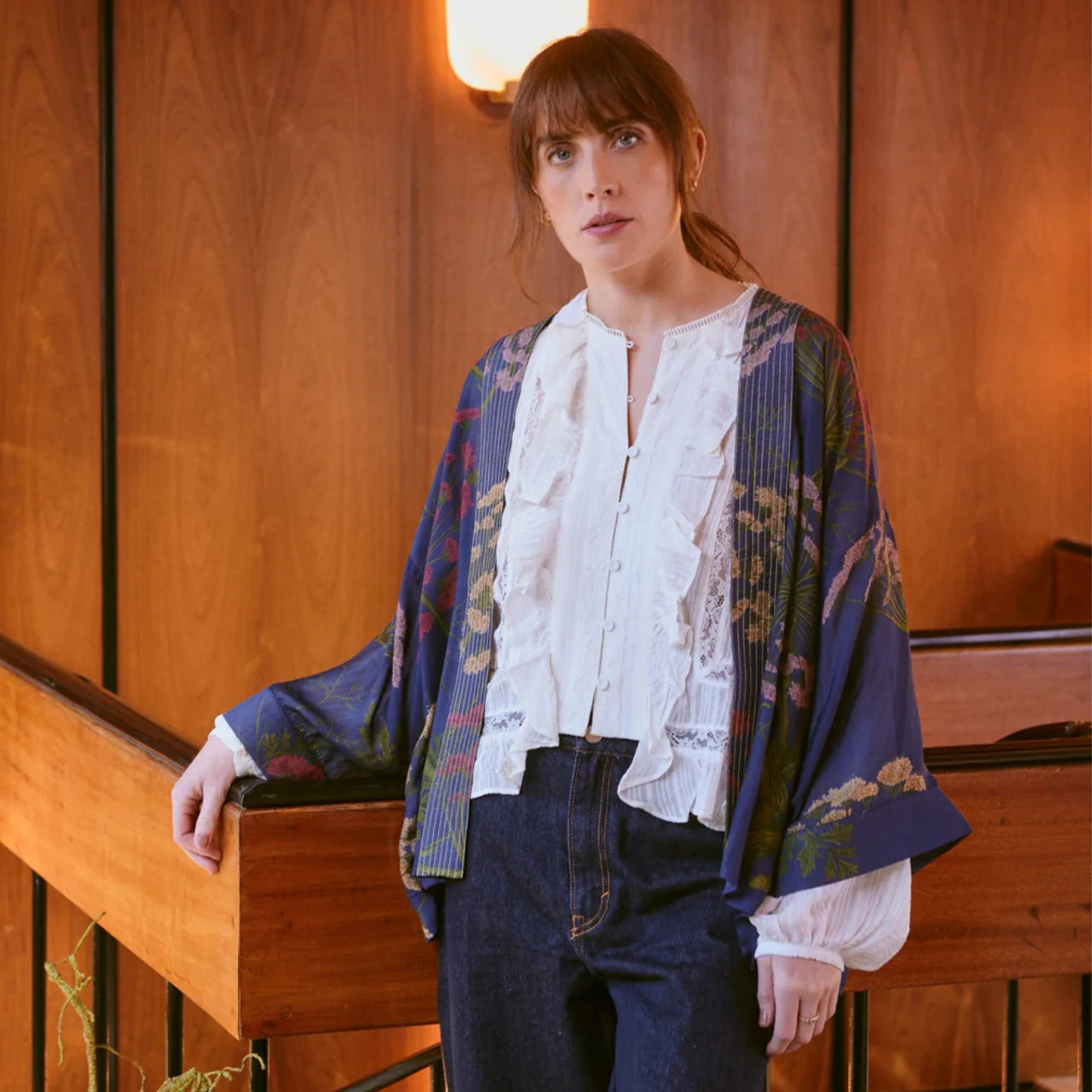 Kimono - Parsley Seed Navy