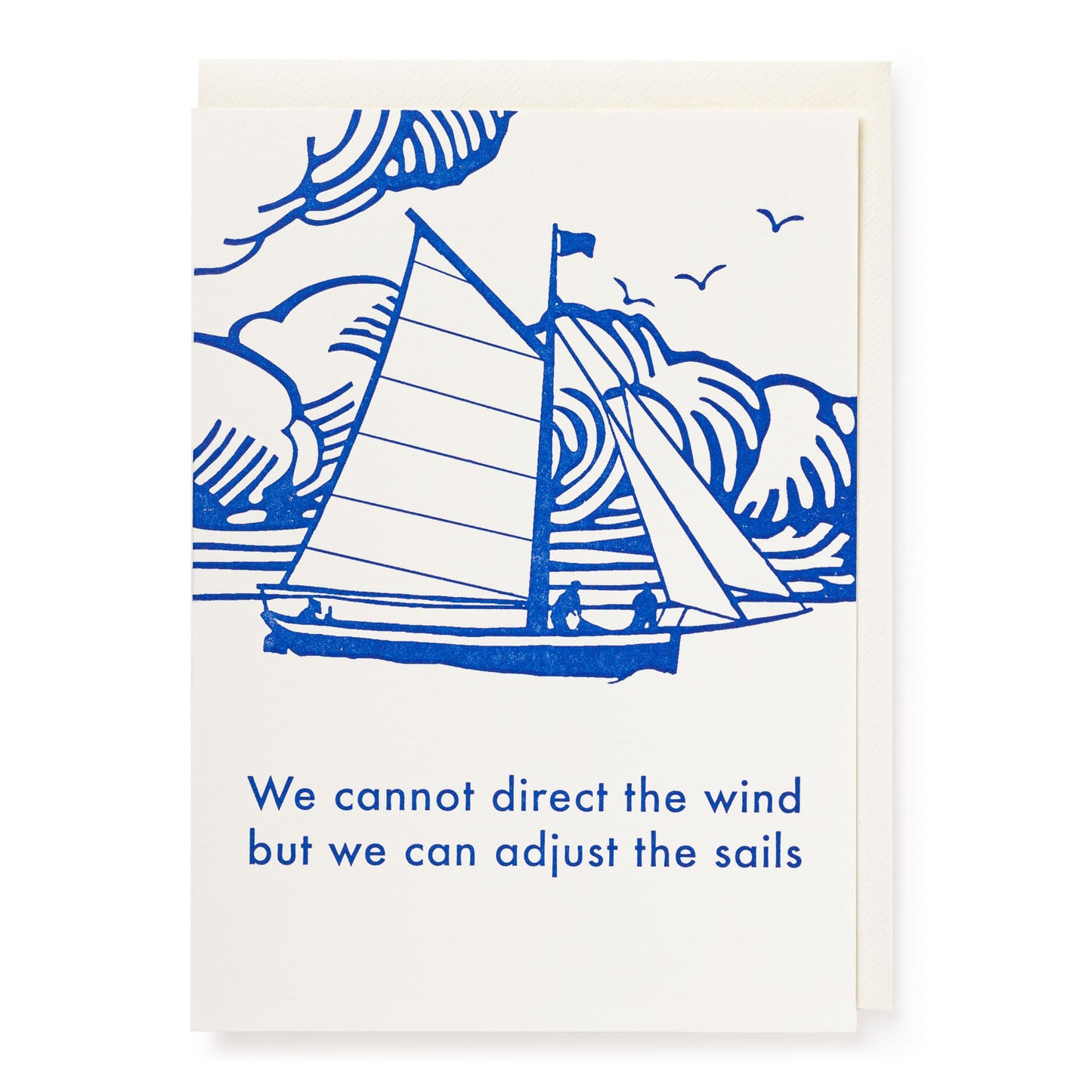 Greetings Card - Adjust The Sails