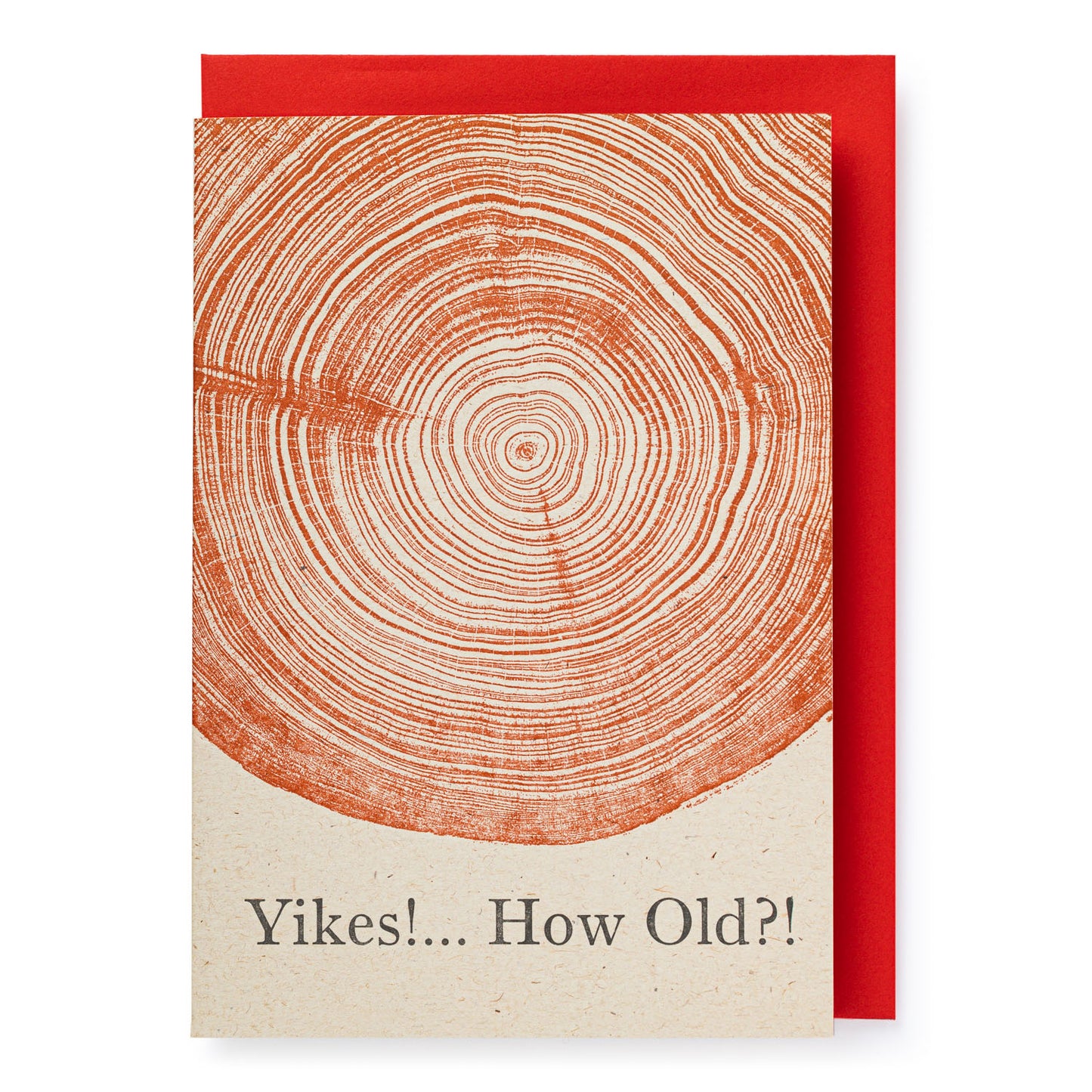 Greetings Card - Tree Rings